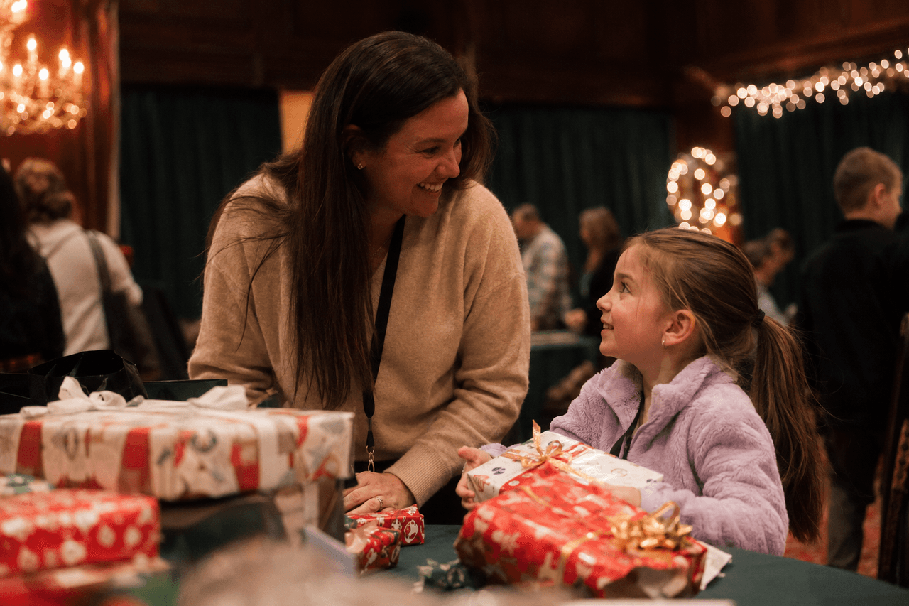 The give-back moment during the Merry holiday mission